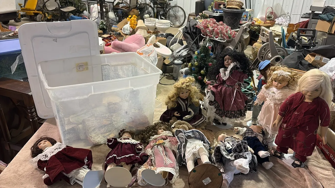 Tote of Collector Dolls