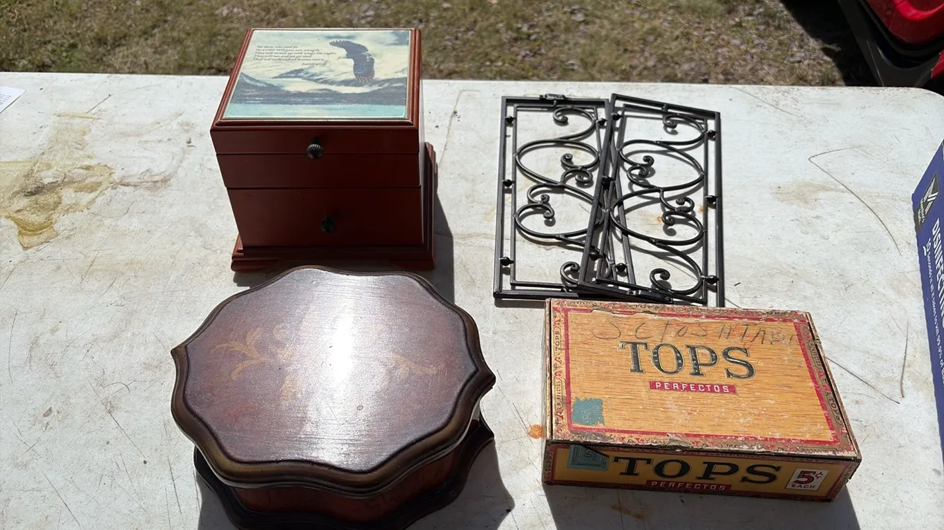 Jewelry & Cigar Boxes