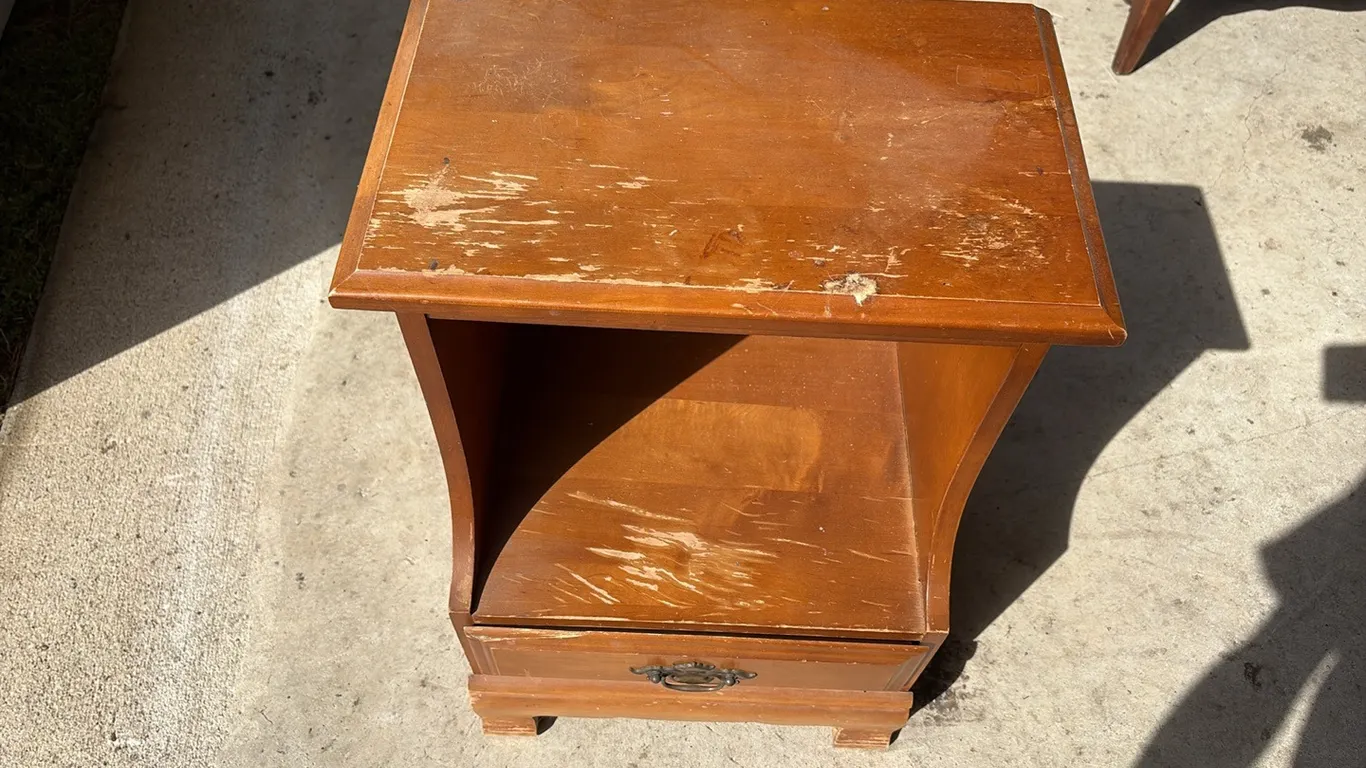 Open Cabinet Nightstand