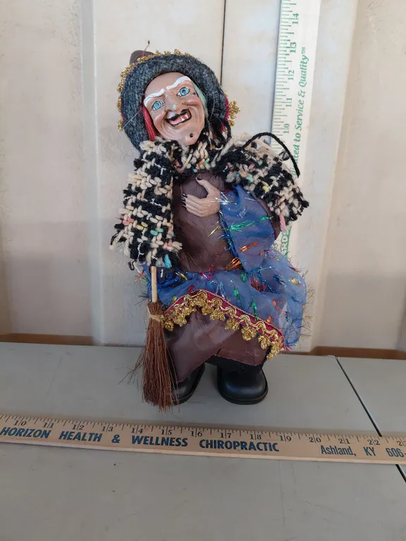 Battery Operated Witch, Not Tested 12"