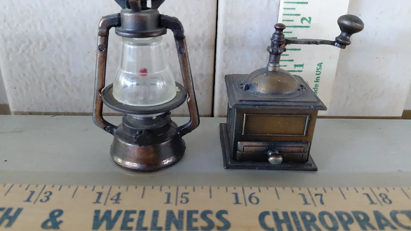 Metal Pencil Sharpeners-Coffee Grinder & Lantern