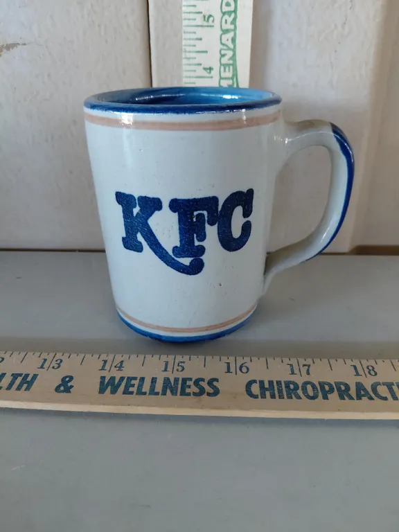 1 Year KFC Crock Mug By Louisville Stoneware Made In Kentucky
