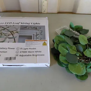 New 120 LED Leaf String Lights Battery Operated