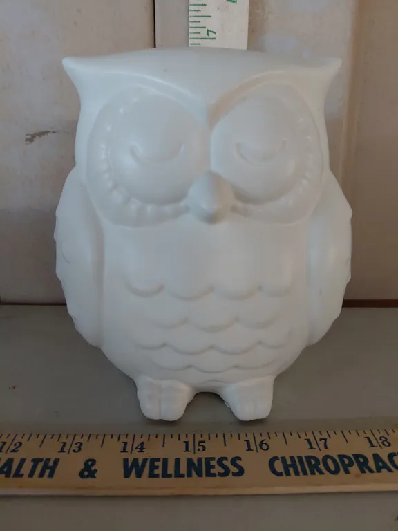 Hallmark Ceramic Owl Figure 6.25" Tall