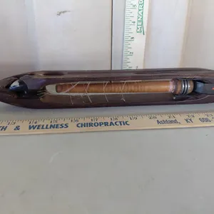 Vintage/Antique Wooden Weaving Boat Shuttle/Flying Shuttle 16" Long