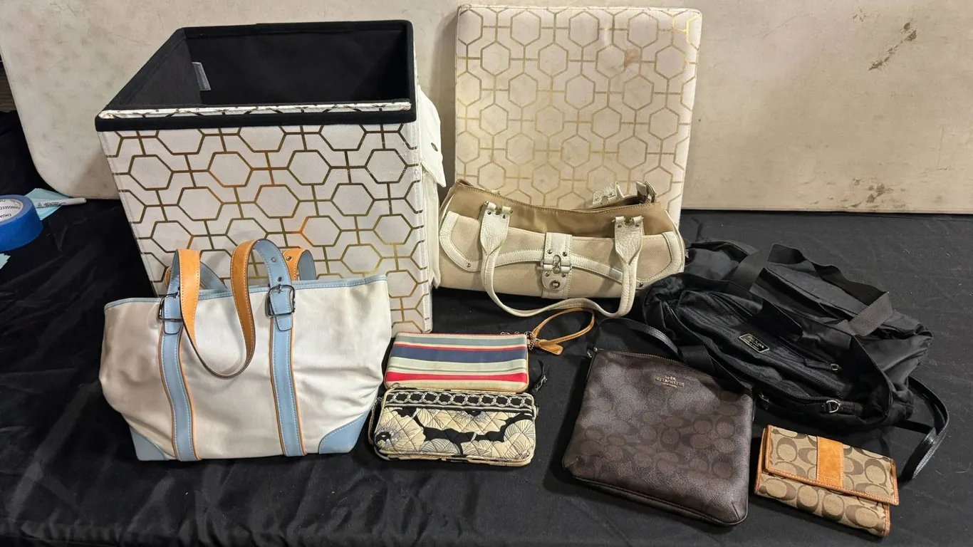 Tote Bags, Shoulder Bags, Wallets, and Accessories by Coach and Prada