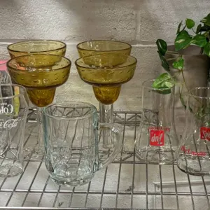 MCM Rolly Poly New Old Stock Glassware, Bar Accessories, and Decor Bundle