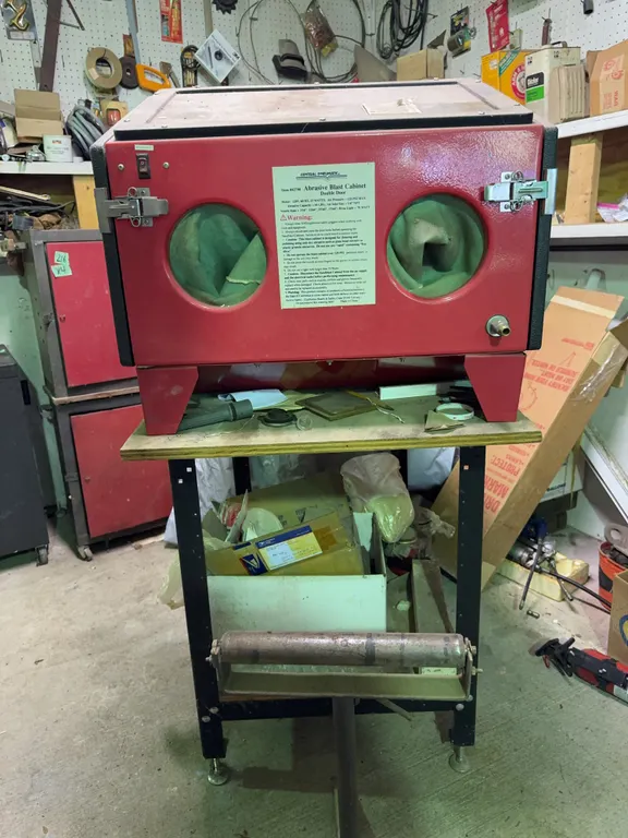Central Pneumatic Abrasive Blast Cabinet & More