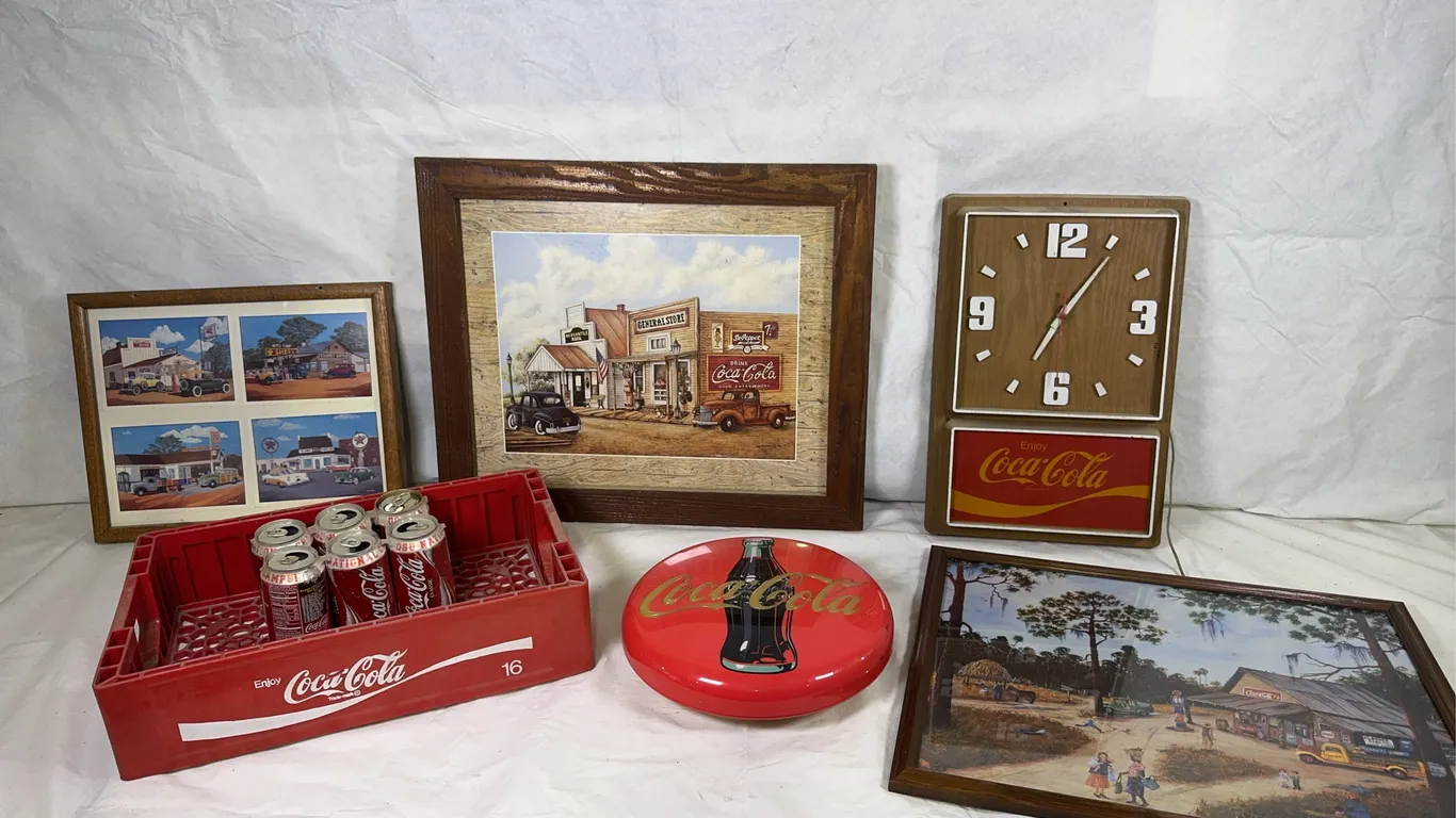 Coca-Cola Telephone, Clock & More