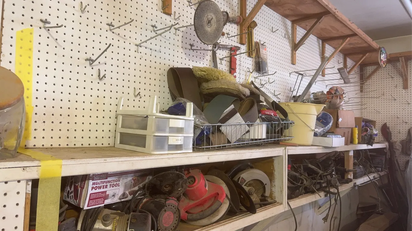 Shop Wall Clean Out!