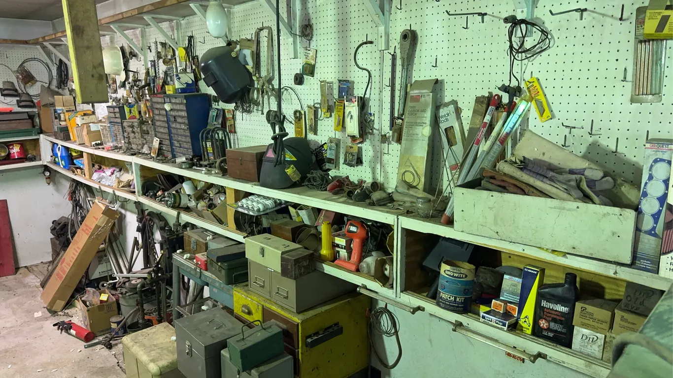 Garage Wall Clean Out!