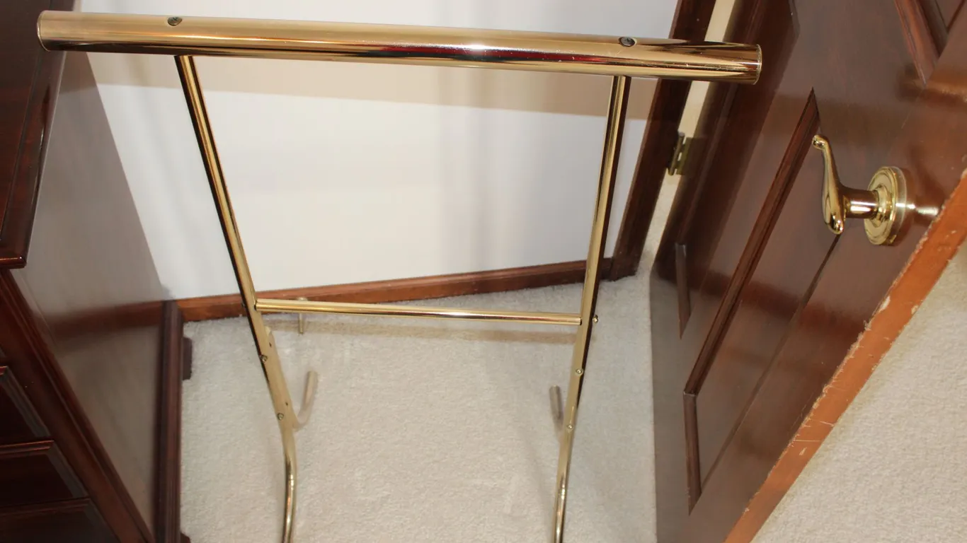 Brass Quilt Rack