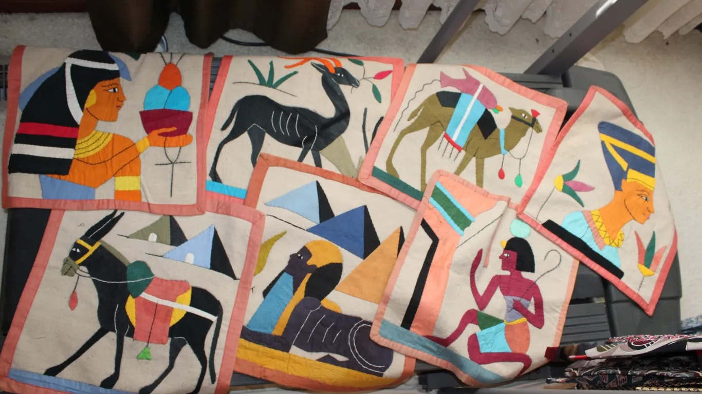 Egyptian-Style Textile Art