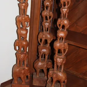 Carved Elephant Sculptures