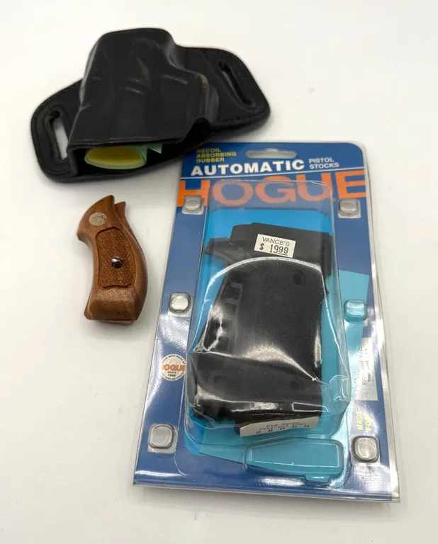 Hogue Automatic Pistol Grips & Holster Lot