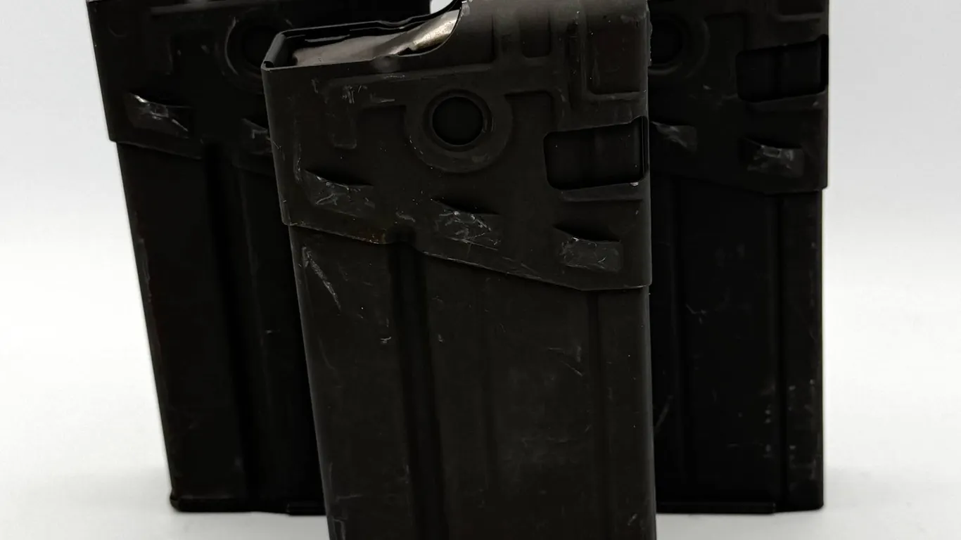3x 7.62x51mm Rifle Magazines Steel