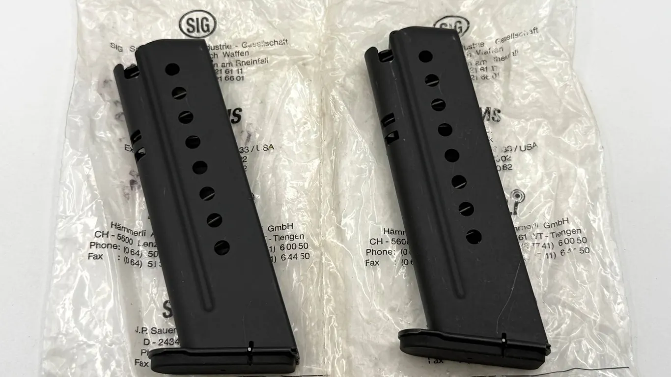 2x Sig Sauer 1911 8-Round Magazines