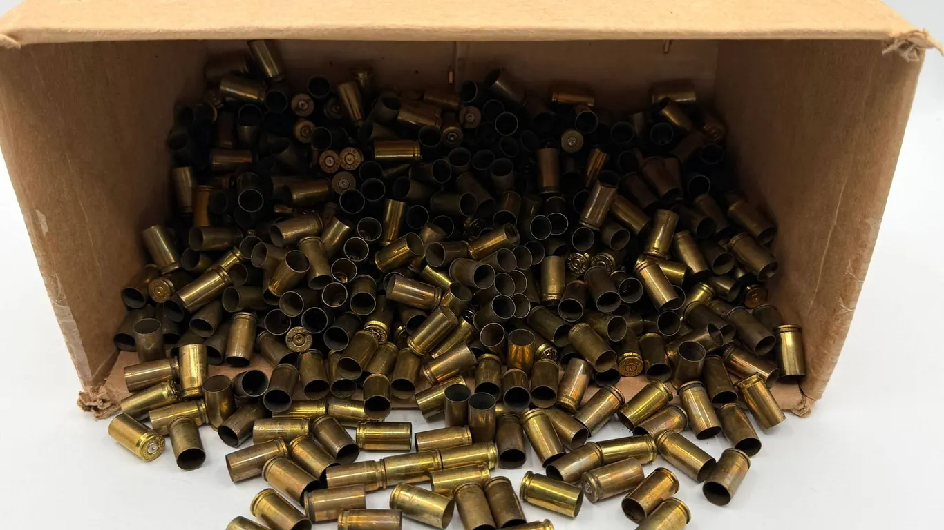 600 - 9mm Brass Spent Casings