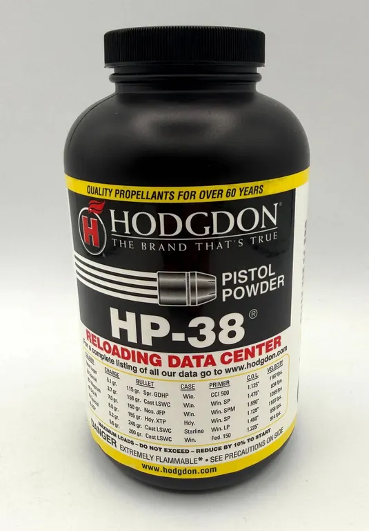 Hodgdon HP-38 Pistol Powder, New, 1 Lb