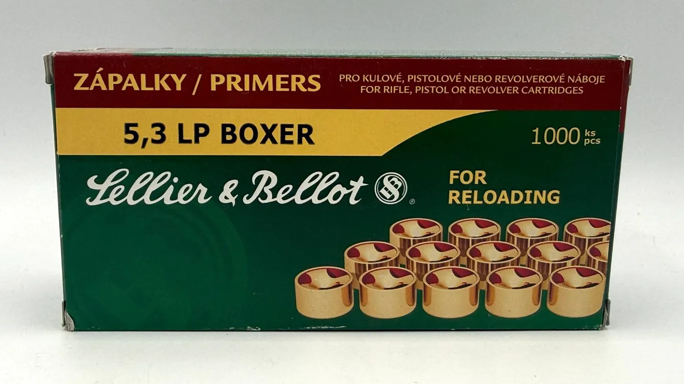 Sellier & Bellot 5.3 LP Boxer Primers 1000ct