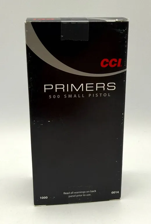 CCI Primers 500 Small Pistol Box of 1000