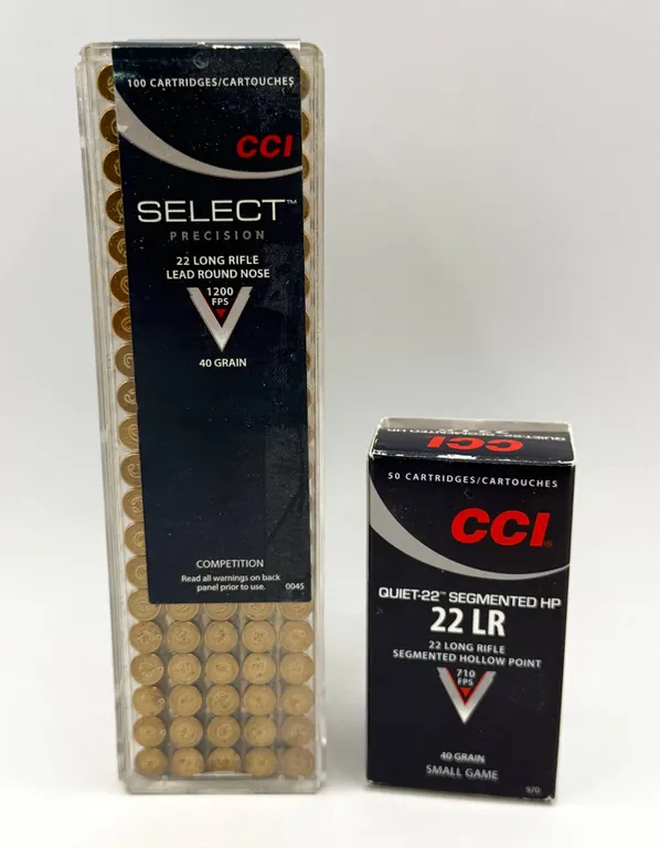 CCI .22LR Ammo: Select & Quiet Segmented HP