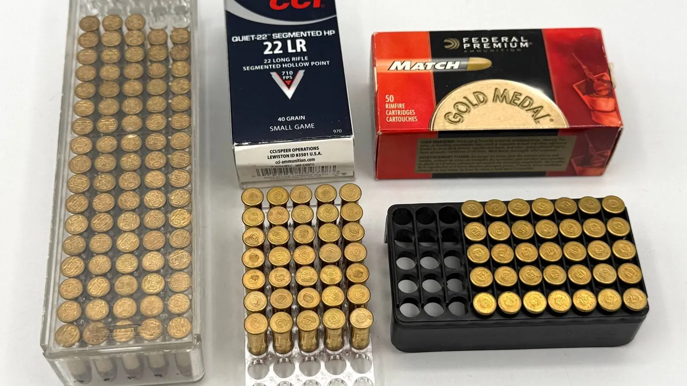 .22 LR Ammo Lot: CCI & Federal Premium