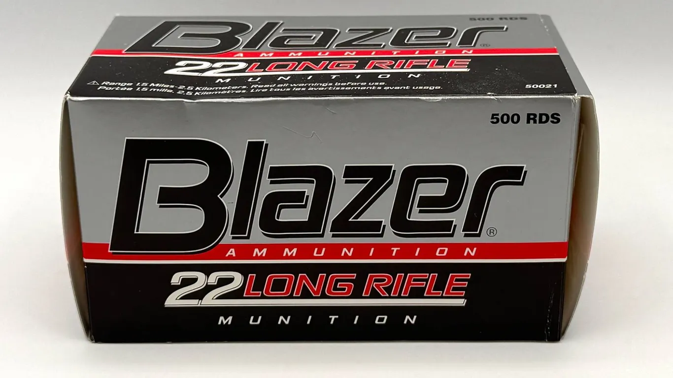Blazer 22LR Ammo 500 Rounds Box