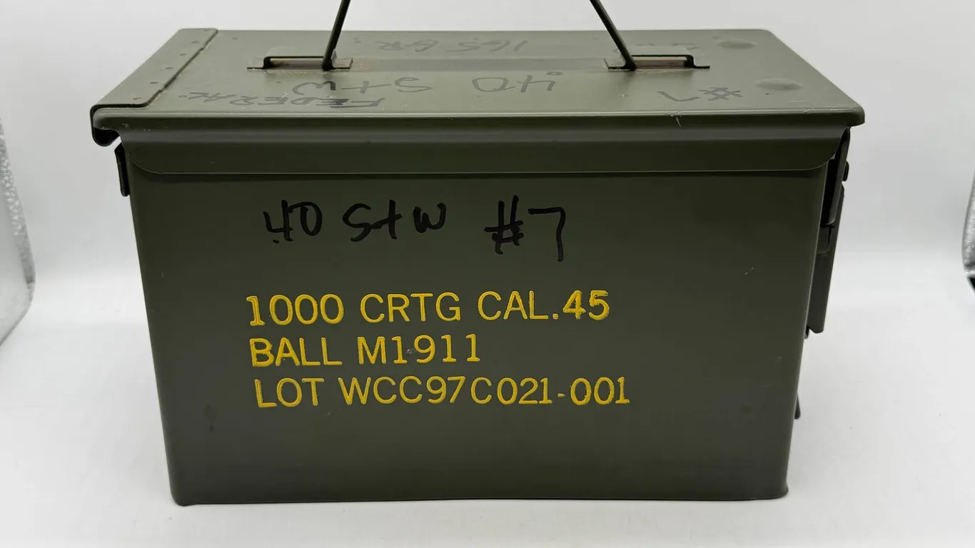 Empty Military Ammo Crate