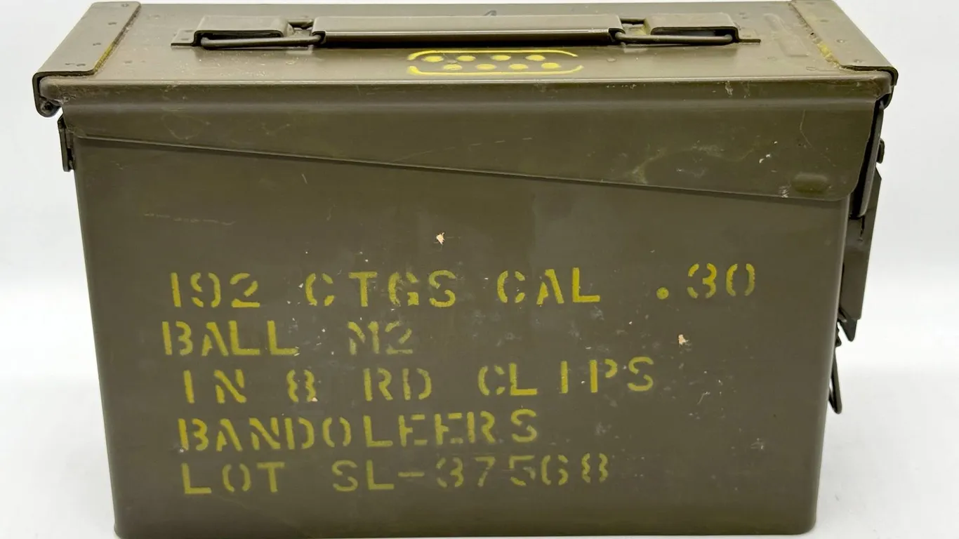 Empty .30 Caliber Military Ammo Crate