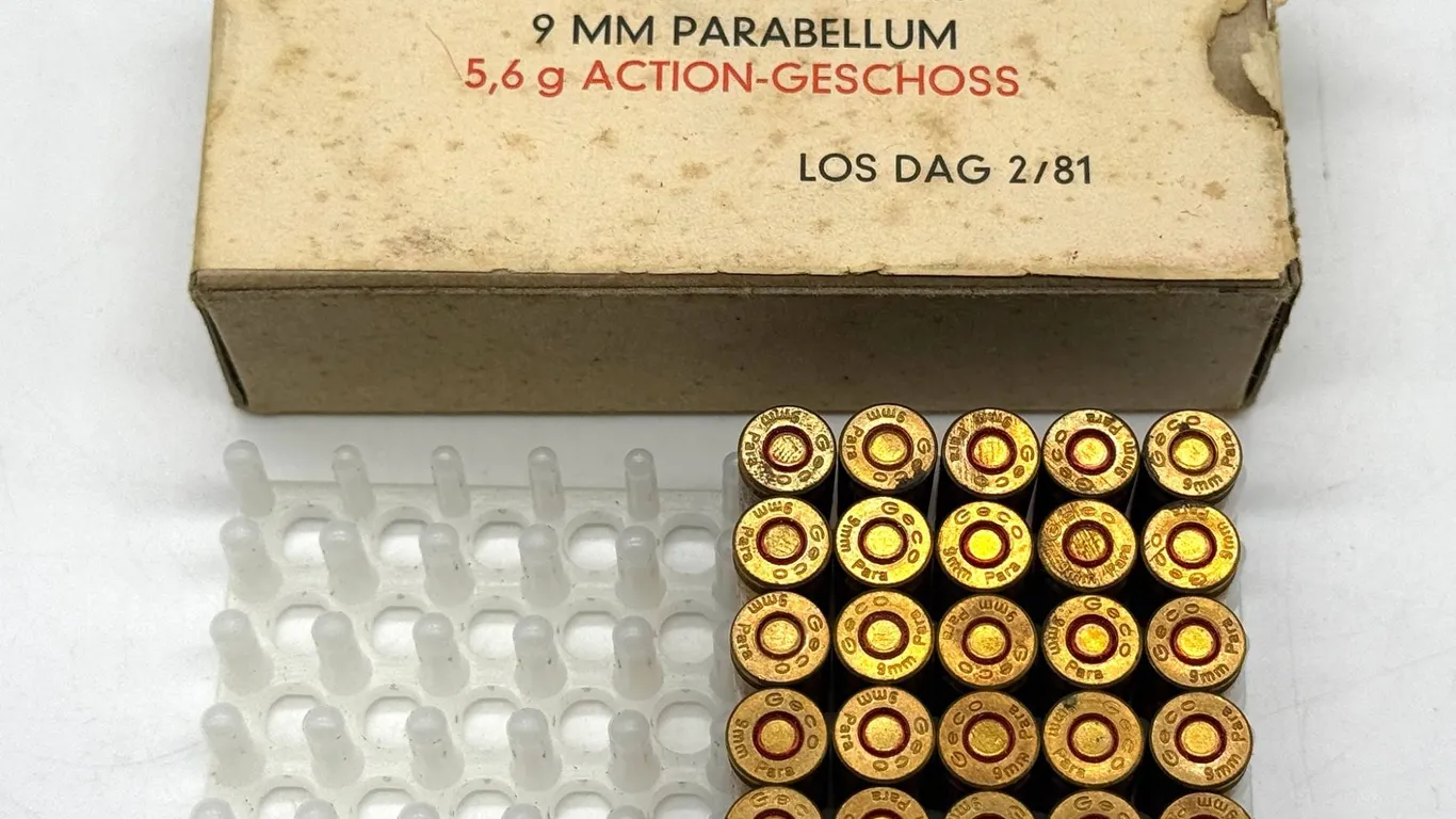 Half Box of 9mm Parabellum Ammunition