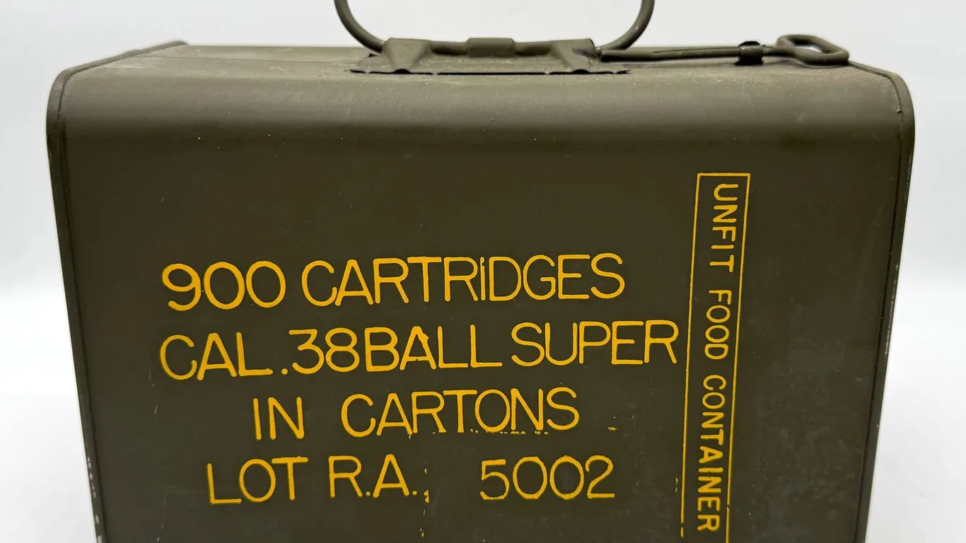 RARE - Sealed .38 Super Spam Can - 900 Rounds