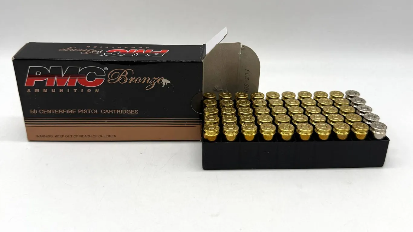 PMC Bronze 40 S&W 180gr JHP Ammo 50 Rounds