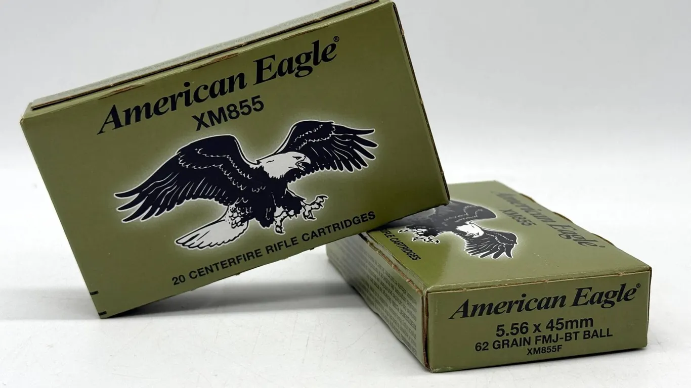 2 Boxes - American Eagle XM855 5.56 Ammo