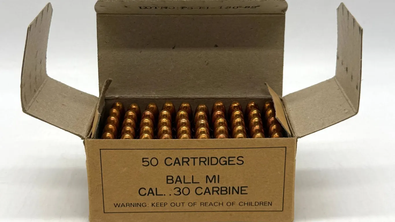 50 - .30 Carbine Ball M1 Rounds
