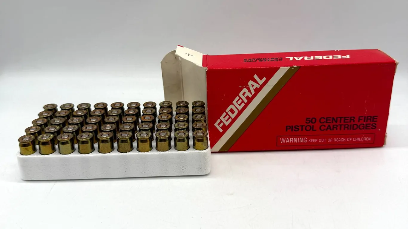 Federal 45 Automatic Pistol Ammo, Box of 50