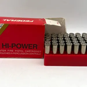 Federal Hi-Power .38 Special +P Ammo, 50 Rounds