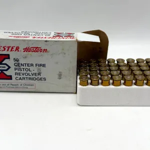 Winchester .38 Special Wadcutter Ammo, 50 Rounds