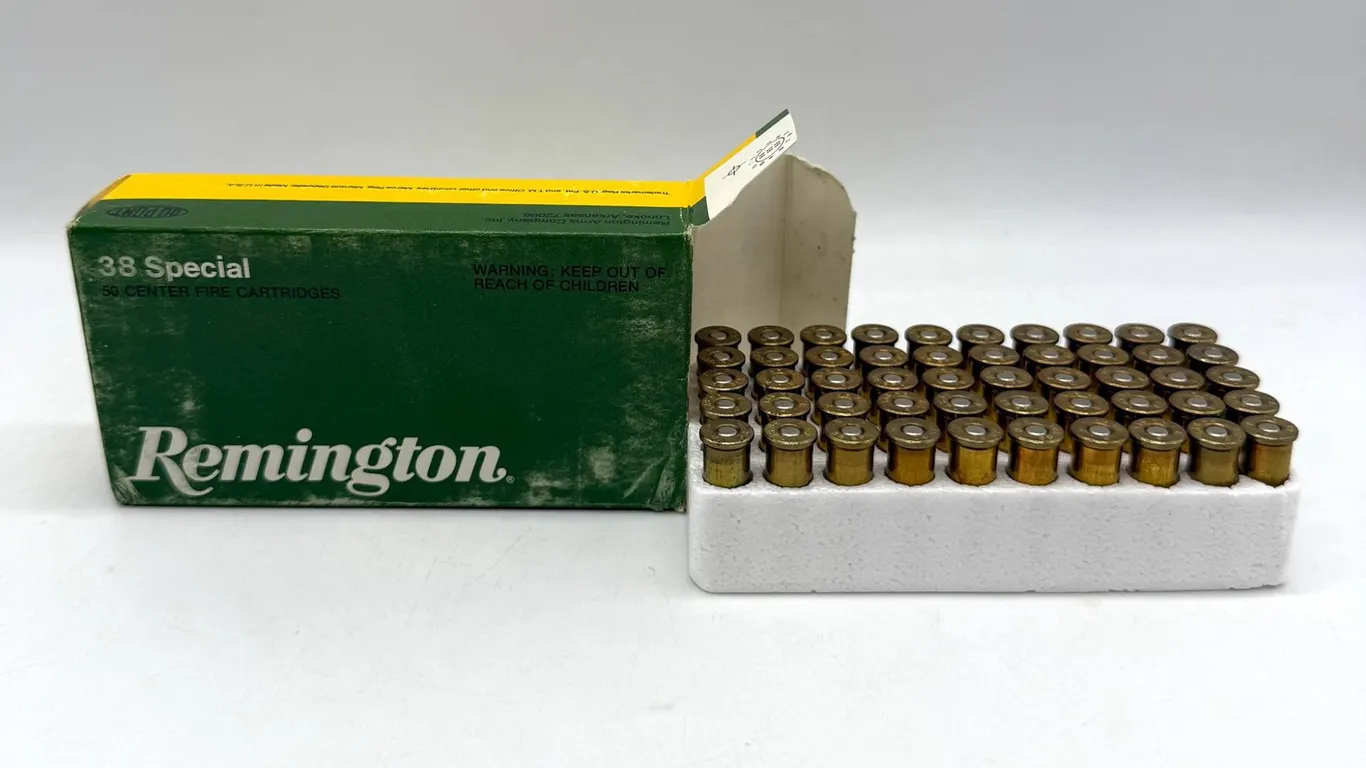 Remington 38 Special Wadcutter Ammunition, 50 Rounds
