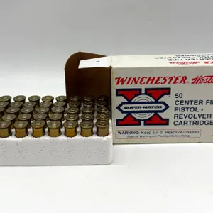 Winchester .38 Special Wadcutter Ammo, 50 Rounds