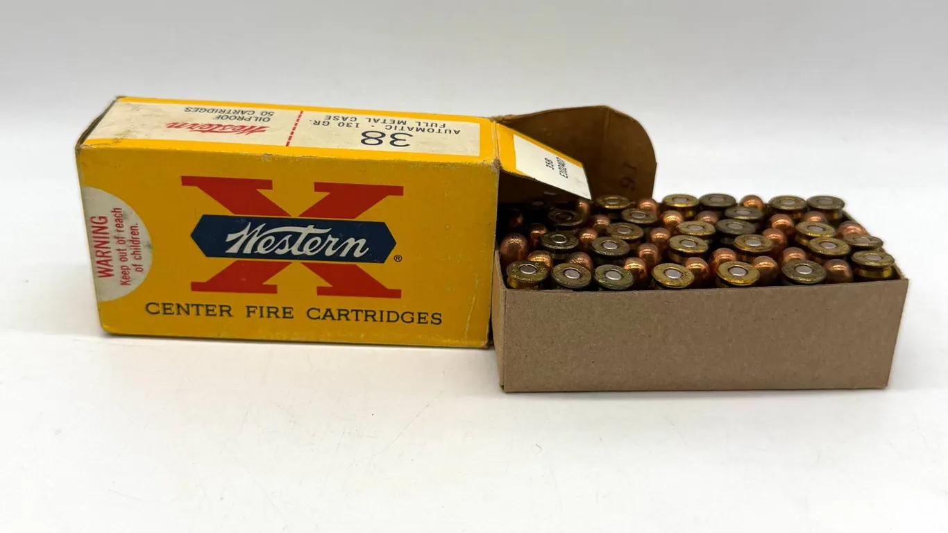 Western X .38 Automatic Center Fire Ammo