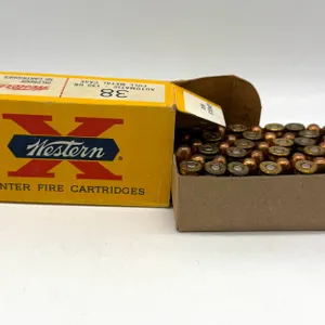 Western X .38 Automatic Center Fire Ammo