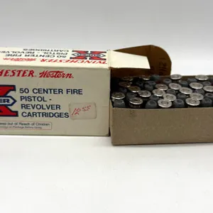 Winchester .38 Automatic Ammo, Box of 50