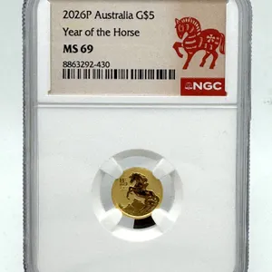 2026P Australia $5 Gold Year of Horse MS69 NGC