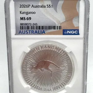 2026P Australia Kangaroo $1 Silver Coin MS 69