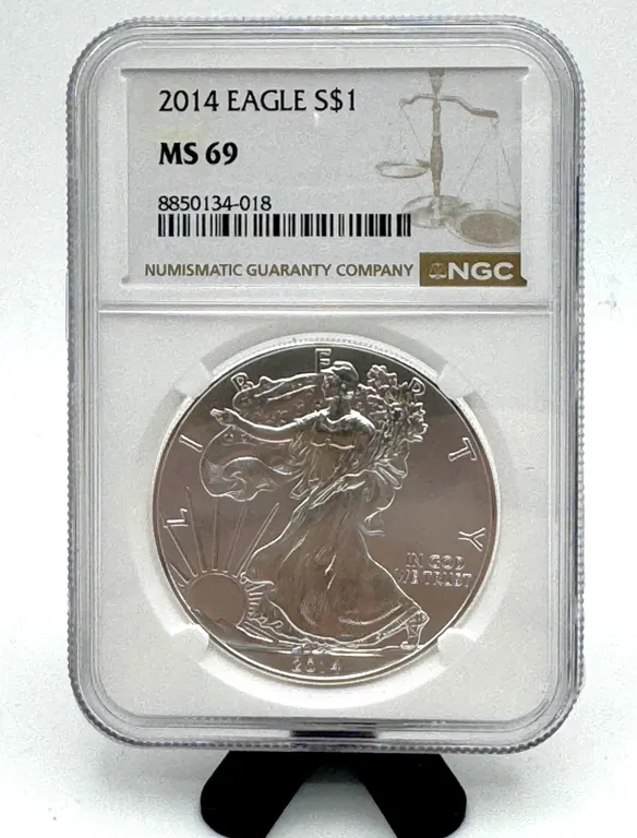 2014 American Silver Eagle NGC MS69