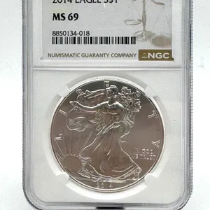 2014 American Silver Eagle NGC MS69