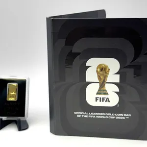 2026 FIFA Gold Bar Solomon Islands 1/200 Oz