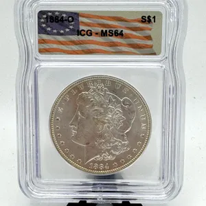 1884-O Morgan Silver Dollar ICG MS64