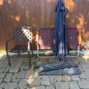 Chairs and Umbrella